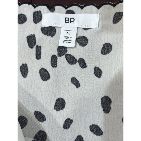 BP Camisole Tank Top Womens Medium Ivory And Black Adjustable Strap - Picture 5 of 7